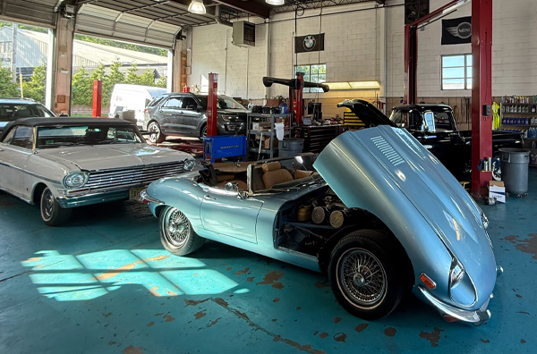 Vintage Vehicle inside our Garage | Bauer Automotive Service